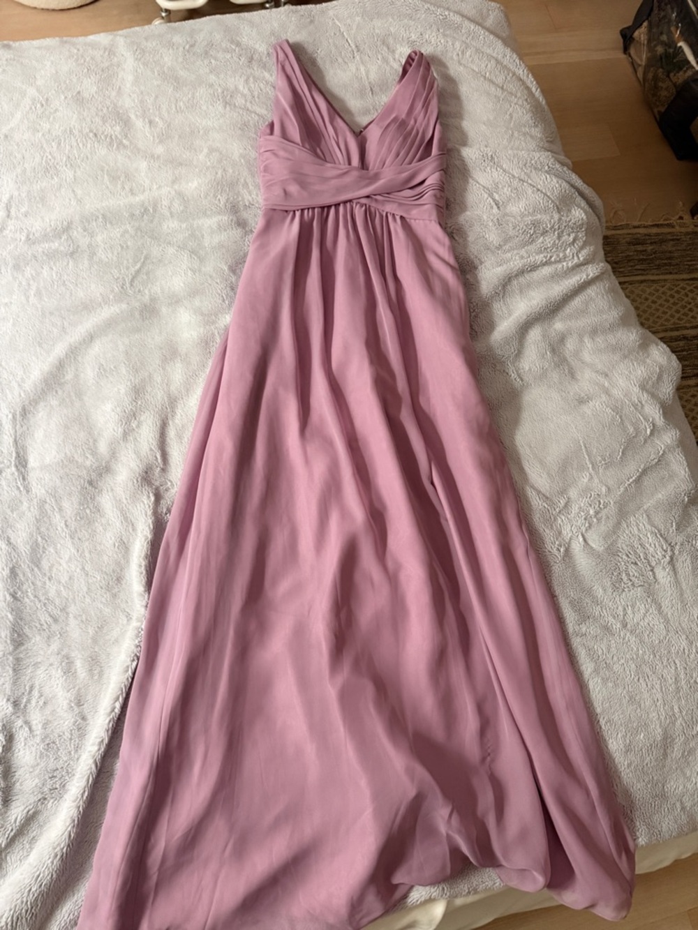Lilac Purple / Pink Bridesmaid Dress